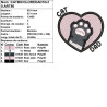Téléchargez broderie Cat Dad chat bicolore parfait pour accessoires personnalisés
