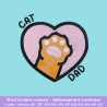 Téléchargez broderie Cats Dad chats bicolore calicot écailles tigré uni