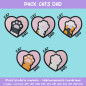 Pack de motifs broderie à télécharger - Cats Dad - Pack 5 motifs à prix réduit 🐱💙