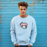 Broderie machine Hamster Dad cœur avec tête de hamster uni à télécharger