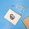 Broderie machine Hamster Mom cœur avec tête de hamster rayé à télécharger