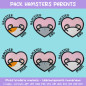 Pack de motifs broderie à télécharger - Hamsters Parents - Pack 6 motifs à prix réduit 🐹💙 Pack de motifs broderie à télécharger - Hamsters Parents - Pack 6 motifs à prix réduit 🐹💙