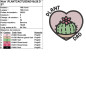 Motif de broderie machine à télécharger - Plant Dad - Cactus 🌵🩷