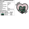 Motif broderie machine Plant Dad monstera idéal pour amoureux des plantes