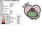 Motif de broderie machine à télécharger - Plant Mom - Cactus 🌵🩷