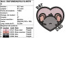 Téléchargez broderie Rat Dad rat uni parfait pour accessoires personnalisés