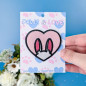Patch brodé thermocollant personnalisable – BUNNY 🐰🥕 Patch brodé thermocollant personnalisable – BUNNY 🐰🥕