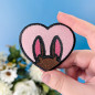 Patch brodé thermocollant personnalisable – BUNNY 🐰🥕 Patch brodé thermocollant personnalisable – BUNNY 🐰🥕