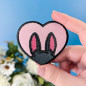Patch brodé thermocollant personnalisable – BUNNY 🐰🥕 Patch brodé thermocollant personnalisable – BUNNY 🐰🥕