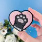 Patch brodé thermocollant personnalisable – CAT 🐱🧶