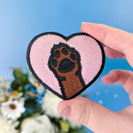 Patch brodé thermocollant personnalisable – DOG 🐶🦴