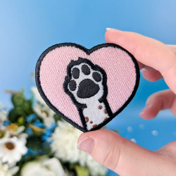 Patch brodé thermocollant personnalisable – DOG 🐶🦴