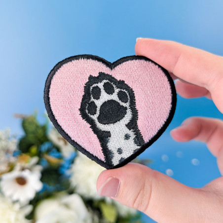 Patch brodé thermocollant personnalisable – DOG 🐶🦴