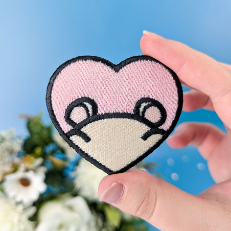 Patch brodé thermocollant personnalisable – HAMSTER 🐹🍎