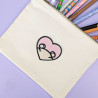 Patch brodé thermocollant personnalisable – HAMSTER 🐹🍎