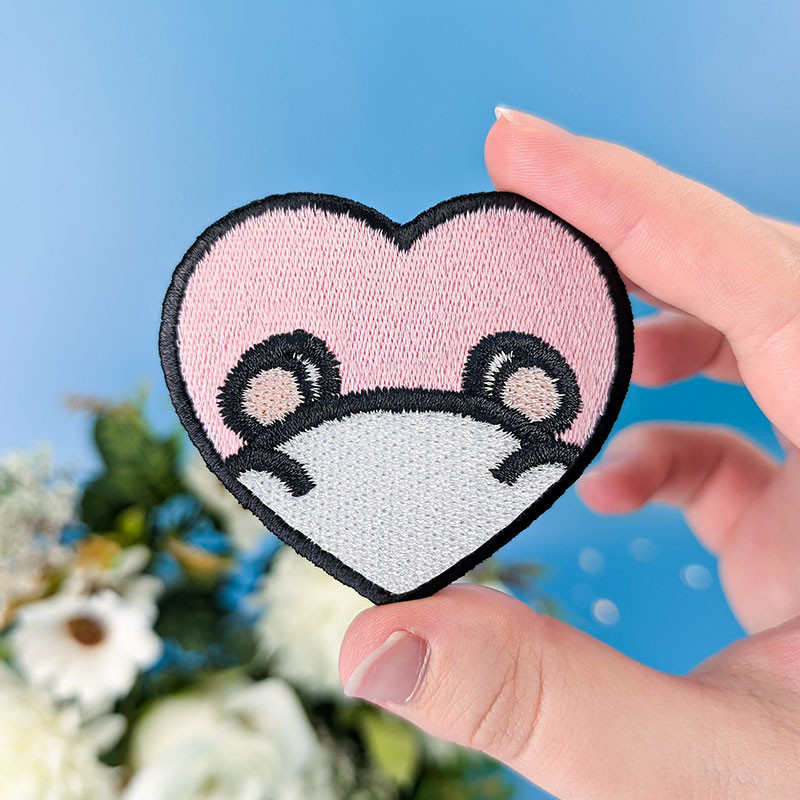 Patch brodé thermocollant personnalisable – HAMSTER 🐹🍎