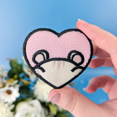 Patch brodé thermocollant personnalisable – HAMSTER 🐹🍎