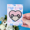 Patch brodé thermocollant personnalisable – HAMSTER 🐹🍎