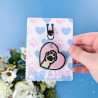 Porte-clés brodé personnalisable – DOG 🐶🦴