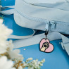Porte-clés brodé personnalisable – DOG 🐶🦴