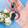 Porte-clés brodé personnalisable – DOG 🐶🦴