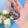 Porte-clés brodé personnalisable – RAT 🐭🧀