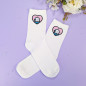 Chaussettes brodées personnalisables - BIRD - Taille unique (39/41) 🐦💗 Chaussettes brodées personnalisables - BIRD - Taille unique (39/41) 🐦💗