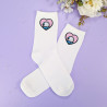 Chaussettes brodées personnalisables - BIRD - Taille unique (39/41) 🐦💗