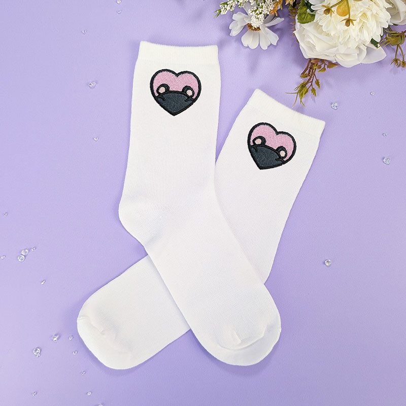 Chaussettes brodées personnalisables - HAMSTER - Taille unique (39/41) 🐹🍎