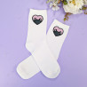Chaussettes brodées personnalisables - HAMSTER - Taille unique (39/41) 🐹🍎