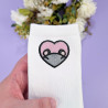 Chaussettes brodées personnalisables - HAMSTER - Taille unique (39/41) 🐹🍎