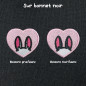Bonnet à revers brodé personnalisable – BUNNY 🐰🥕 Bonnet à revers brodé personnalisable – BUNNY 🐰🥕