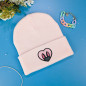 Bonnet à revers brodé personnalisable – BUNNY 🐰🥕 Bonnet à revers brodé personnalisable – BUNNY 🐰🥕
