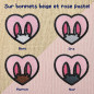 Bonnet à revers brodé personnalisable – BUNNY 🐰🥕 Bonnet à revers brodé personnalisable – BUNNY 🐰🥕