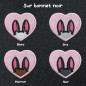 Bonnet à revers brodé personnalisable – BUNNY 🐰🥕 Bonnet à revers brodé personnalisable – BUNNY 🐰🥕