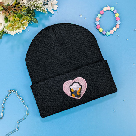 Bonnet à revers brodé personnalisable – CAT 🐱🧶