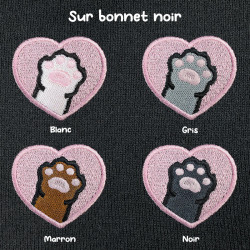 Bonnet à revers brodé personnalisable – CAT 🐱🧶