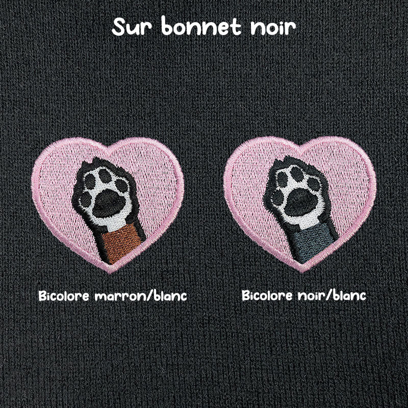 Bonnet à revers brodé personnalisable – DOG 🐶🦴