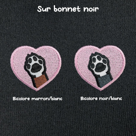 Bonnet à revers brodé personnalisable – DOG 🐶🦴