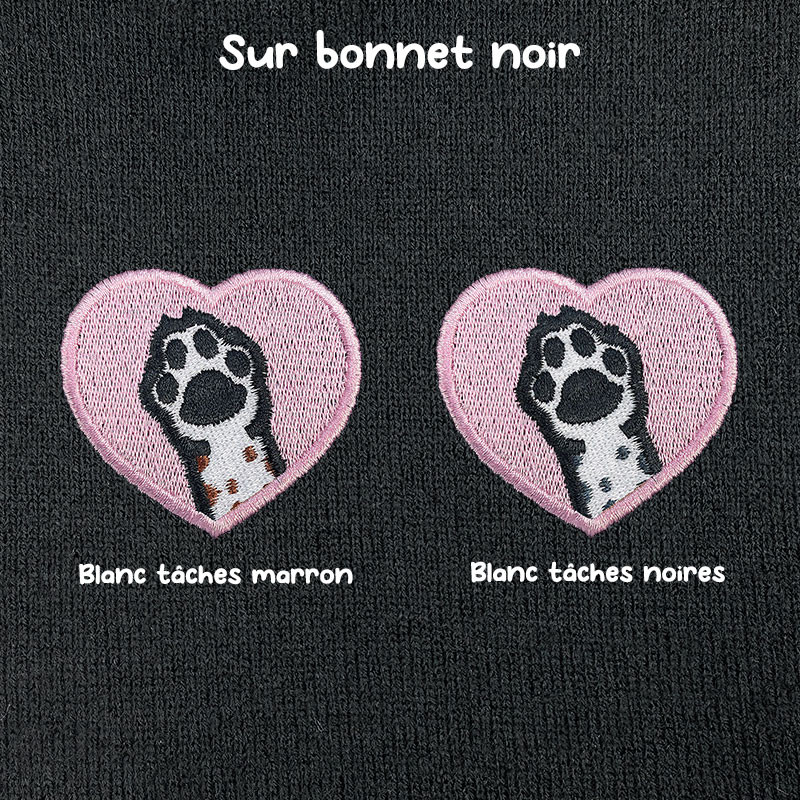 Bonnet à revers brodé personnalisable – DOG 🐶🦴