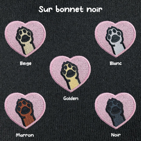Bonnet à revers brodé personnalisable – DOG 🐶🦴