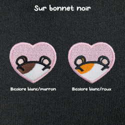 Bonnet à revers brodé personnalisable – HAMSTER 🐹🍎