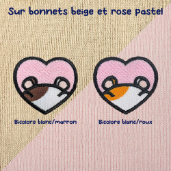 Bonnet à revers brodé personnalisable – HAMSTER 🐹🍎