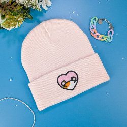 Bonnet à revers brodé personnalisable – HAMSTER 🐹🍎