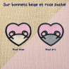 Bonnet à revers brodé personnalisable – HAMSTER 🐹🍎