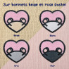 Bonnet à revers brodé personnalisable – HAMSTER 🐹🍎