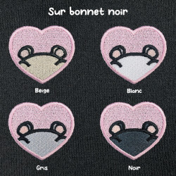 Bonnet à revers brodé personnalisable – HAMSTER 🐹🍎