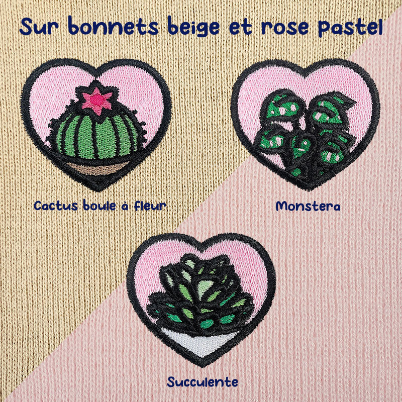 Bonnet à revers brodé personnalisable – PLANT 🪴☀️ Bonnet à revers brodé personnalisable – PLANT 🪴☀️