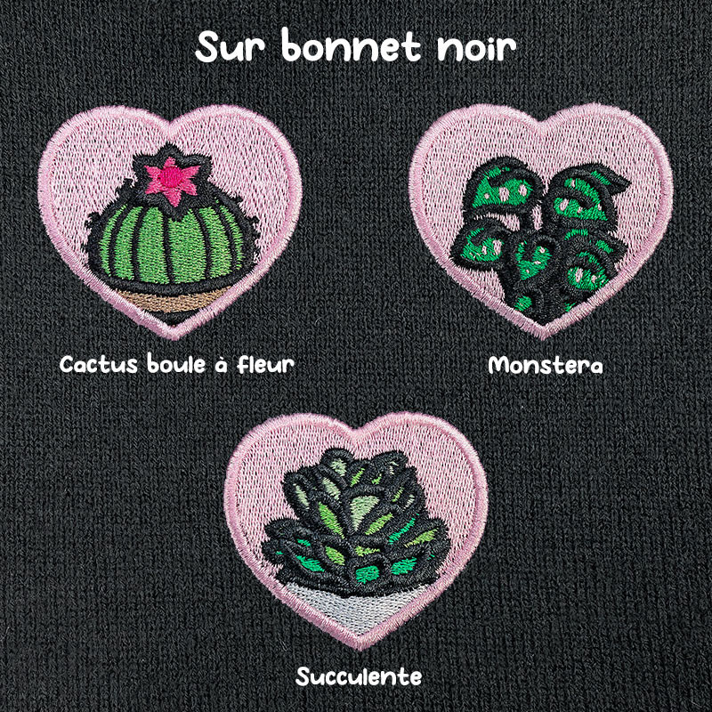 Bonnet à revers brodé personnalisable – PLANT 🪴☀️ Bonnet à revers brodé personnalisable – PLANT 🪴☀️