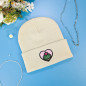 Bonnet à revers brodé personnalisable – PLANT 🪴☀️ Bonnet à revers brodé personnalisable – PLANT 🪴☀️